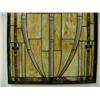 Image 4 : 31.75"x20" stained glass window with brown and clear beveled glass (4)