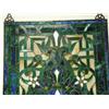 Image 2 : 31.5"x20.25" stained glass with blue, green, white and textured glass (4)