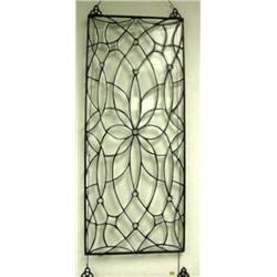36"x14.75" stained glass window with beveled glass (4)