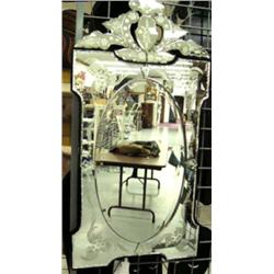 Oval with square frame Venetian mirror (4)