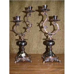 CHOICE on 3 pairs of metal pieces: 2 stick candle holder (8888)
