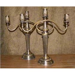 CHOICE on 3 pairs of metal pieces: 3 stick candle holder (8888)