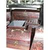 Image 3 : CHOICE on 3 sets of textured wood boxes, jewelry boxes and containers (8888)
