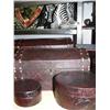 Image 4 : CHOICE on 3 sets of textured wood boxes, jewelry boxes and containers (8888)