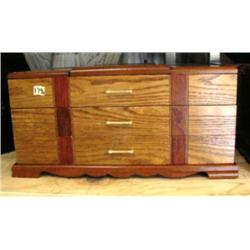CHOICE on 4 wood chests with 3 drawers and 3 top compartments (2)