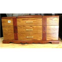 CHOICE on 4 wood chests with 3 drawers and 3 top compartments (2)