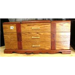 CHOICE on 4 wood chests with 3 drawers and 3 top compartments (2)