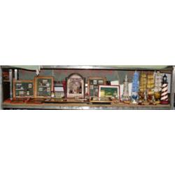 CHOICE on 3 shelves of nautical items (8888)