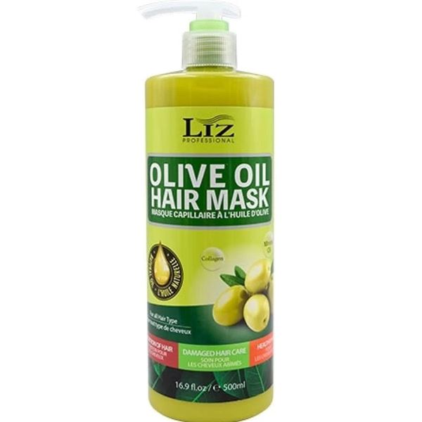 NEW 500ML LIZ OLIVE OIL HAIR MASK FOR ALL HAIR