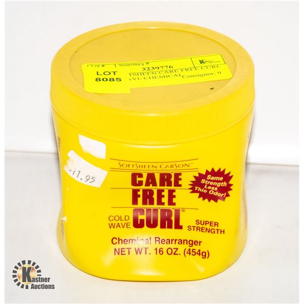 NEW SOFTSHEEN CARE FREE CURL COLD WAVE CHEMICAL