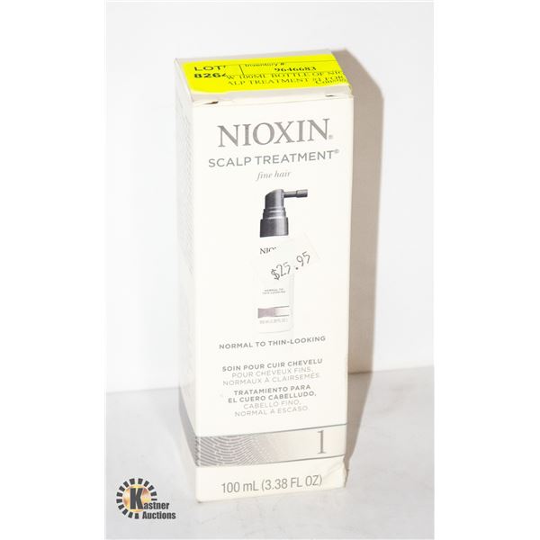 NEW 100ML BOTTLE OF NIOXIN SCALP TREATMENT #1 FOR