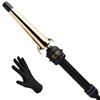 Image 1 : NEW CURLY-Q TAPERED CURLING IRON GOLD MEDIUM