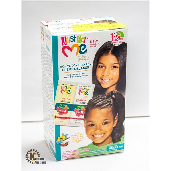 NEW JUST FOR ME NO LYE CONDITIONING CREME RELAXER