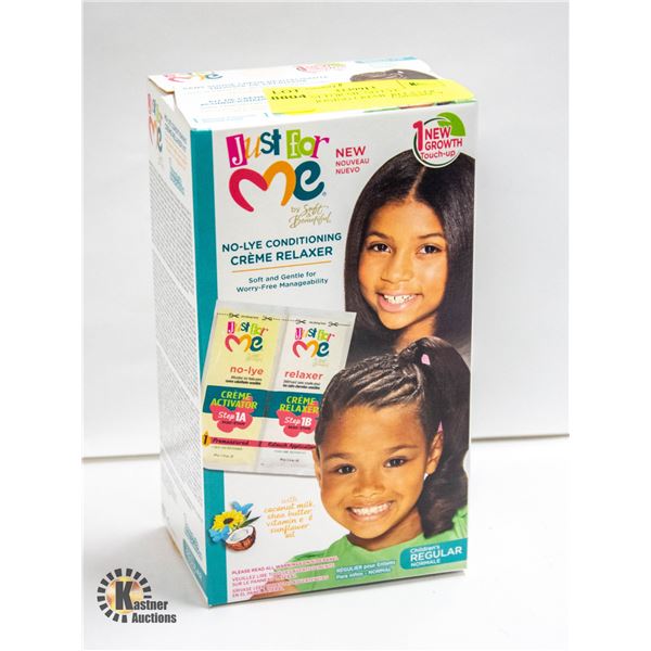 NEW JUST FOR ME NO LYE CONDITIONING CREME RELAXER