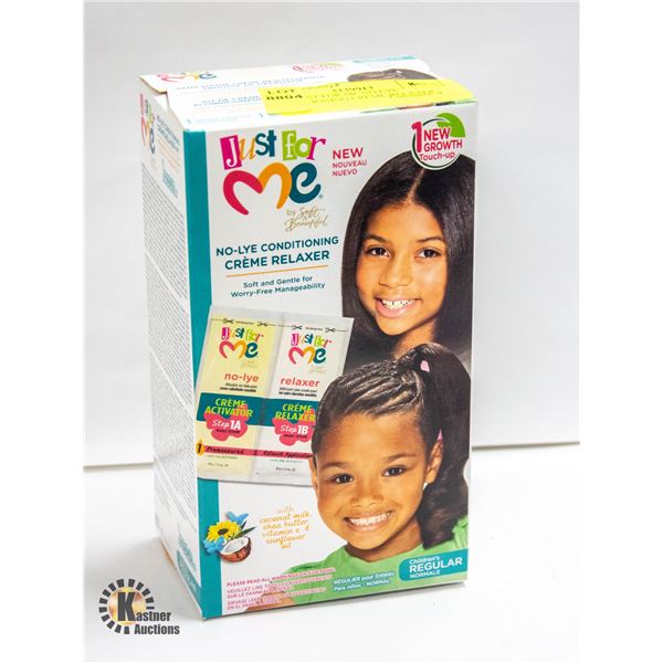 NEW JUST FOR ME NO LYE CONDITIONING CREME RELAXER