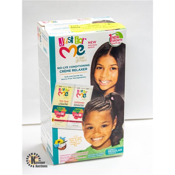 NEW JUST FOR ME NO LYE CONDITIONING CREME RELAXER