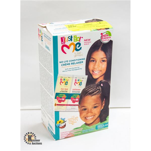 NEW JUST FOR ME NO LYE CONDITIONING CREME RELAXER