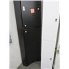 Image 1 : Black Corner Cabinet, White Mica Locker Unit