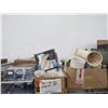 Image 1 : Shelf Lot w/Tools, Tap & Die, Asst. Plumbing Hardware