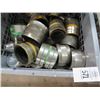 Image 1 : Crate w/Hose Unions and Asst. Plumbing Hardware
