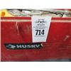 Image 2 : Husky Red Toolbox w/Sockets/Wrench and Some Tools
