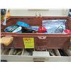 Image 2 : Tackle Box w/Some Tackle, Ryobi Hand Vac