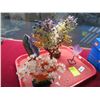 Image 2 : Tray Assorted Crystal Trees 4 Amethyst