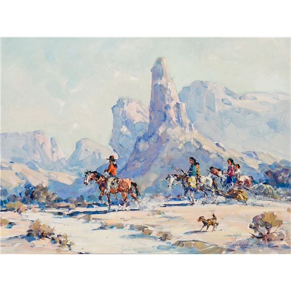 Marjorie Reed-Indian Travois