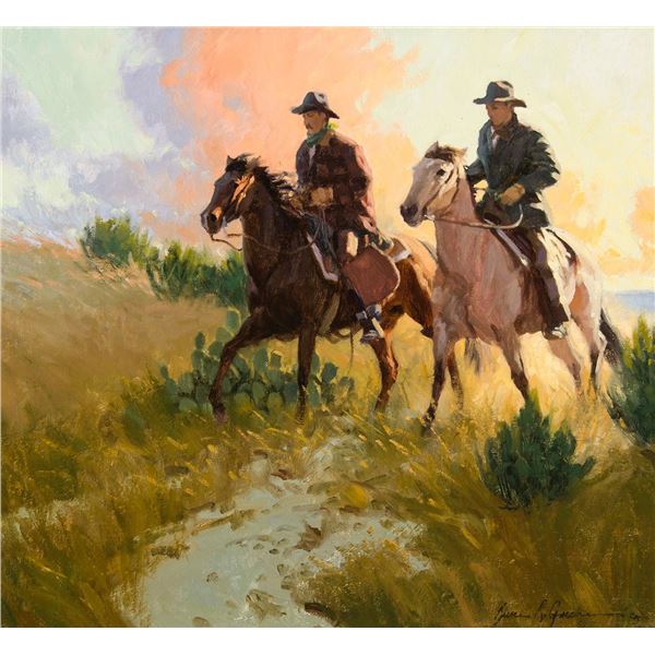 Bruce Greene-Sunset at the Cedar Top