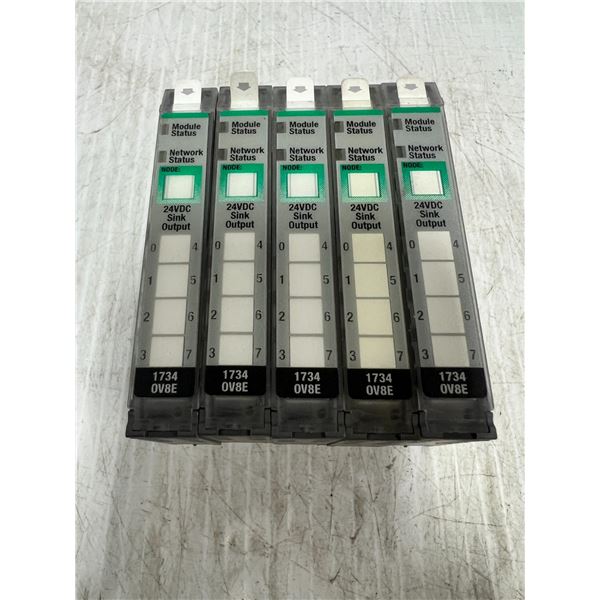 (5) Allen-Bradley #1734-OV8E Modules