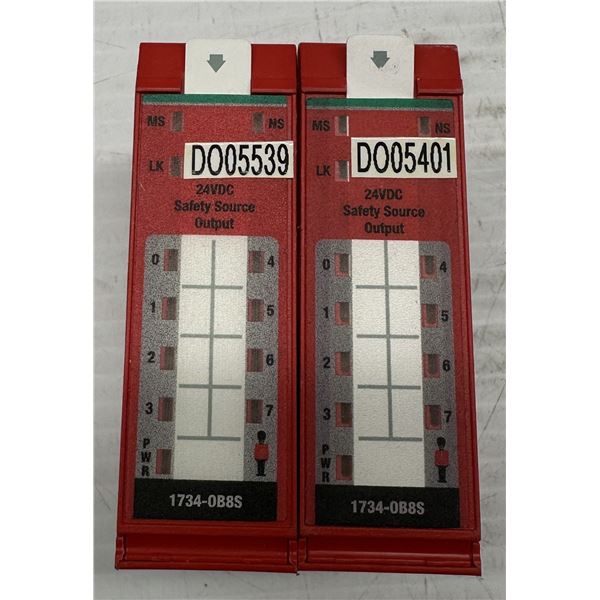 (2) Allen Bradley #1734-OB8S Output Modules