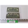 Image 1 : (2) Canadian Dollar Bill - 1937