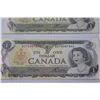 Image 2 : (2) Canadian Dollar Bill - 1973