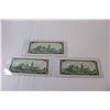 Image 5 : (3) Canadian Dollar Bill - 1967 Centennial Edition
