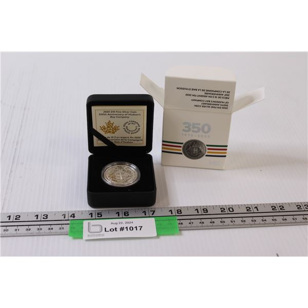 Canadian Royal Mint 2020 $10 Fine Silver Coin in Box