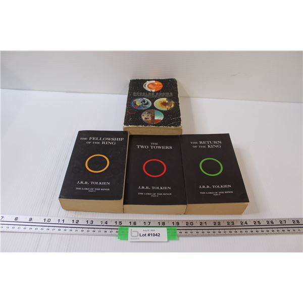 Lord of The Rings Book Set & Douglas Adams Hitchhikers Guide to the Galaxy Book