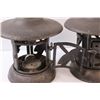 Image 3 : (2) Cast Iron Outdoor Tealight Candle Holder & Decor - 8" x 7"
