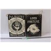 Image 1 : Palmistry & Good Fortune Wood Signs Decor - 13" x 9"