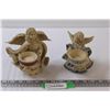 Image 1 : (2) Sarah's Angels Tealight Candle Holder Figurines