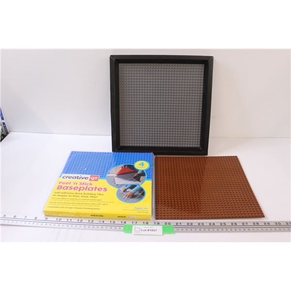 (6) Lego Peel and Stick Building Baseplates Set