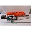 Image 1 : Yard Lot: Spiral Water Hose, (3) Sprinklers
