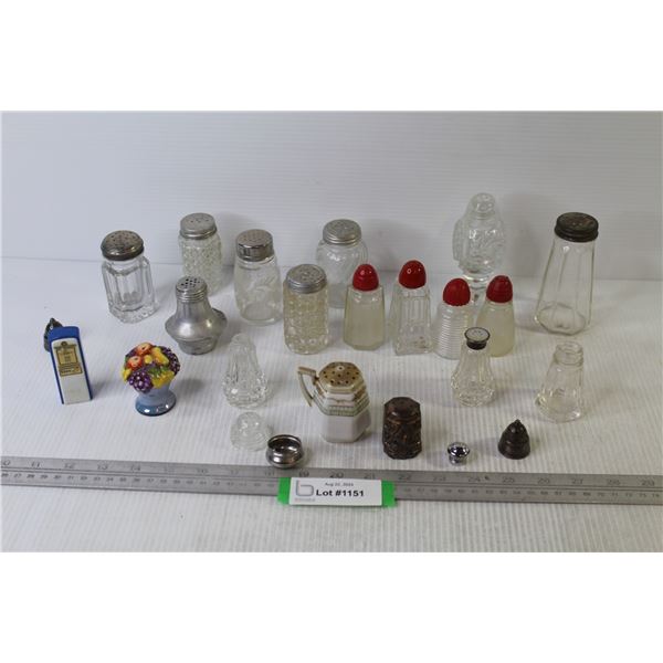 Assorted Single Salt & Pepper Shakers