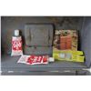 Image 6 : Tool Box (no tray) - 5Pc Steel Hole saw Kit (NIB) - Grinding Attachments - Plastic Bags - Engraver (