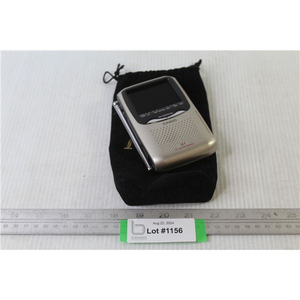 Casio LCD Color Television (powers on - screen lights up)