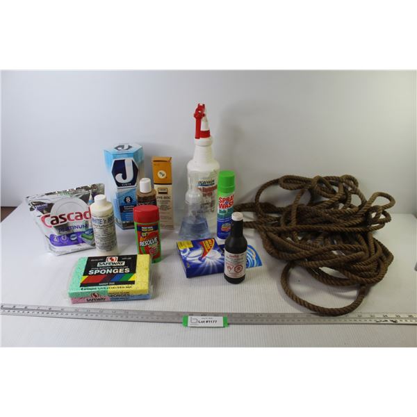 Fitness Equipment Cleaner - Dye-Sol Cleansing Creme - J-Cloth - Length of Rope -Cleaning Supplies - 