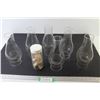 Image 1 : (6) Oil Lamp Chimneys - Container w/Wicks