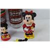 Image 6 : (2) Coca-Cola Glasses - Wooden Trinket Box - Bugs Bunny Cup - Mickey & Minnie Star Container - (2) M