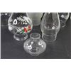 Image 2 : (7) Assorted Oil Lamp Chimneys