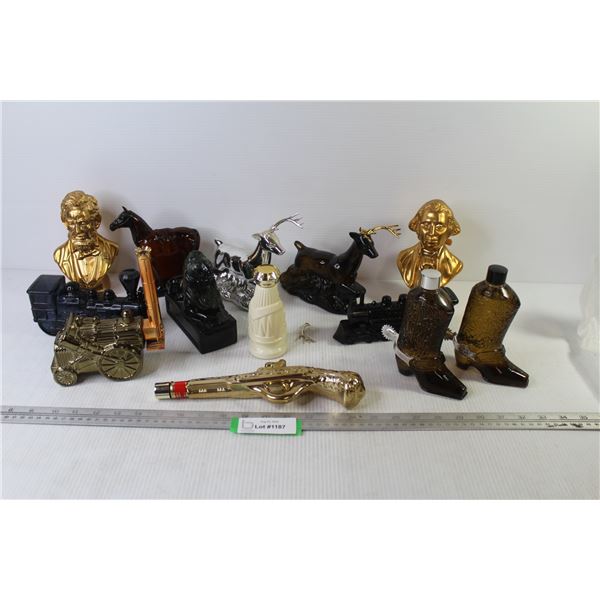 Assorted Avon Perfume & Aftershave Bottles