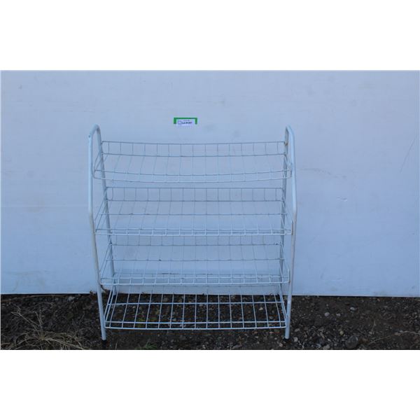 **Wire Shoe Holder (25.5"w x 28"h x 11"d)